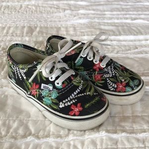 Vans Floral Shoes Toddler Girl 6.5